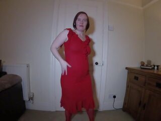 Striptease in Sexy Red Dress, Free Badjojo HD Porn 68 | xHamster