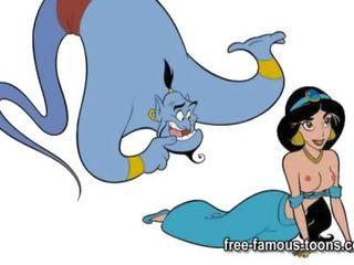 Aladdin 和 jasmine xxx 夾 滑稽模仿